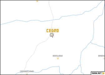 map of Cedro