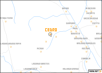 map of Cedro