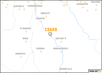 map of Cedro