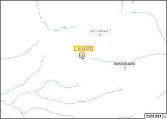 map of Cedro