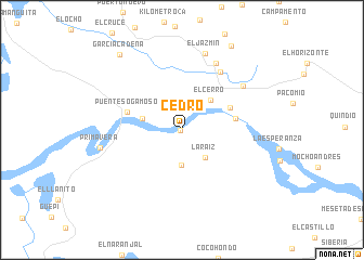 map of Cedro