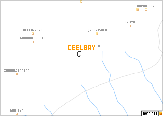 map of Ceel Bay