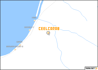 map of Ceel Carab