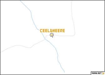 map of Ceel Dheere