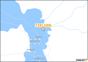 map of Ceel Gaal