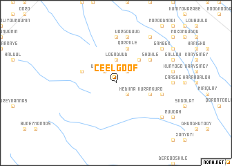 map of Ceel Goof