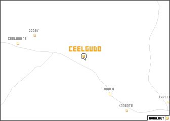 map of Ceel Gudo