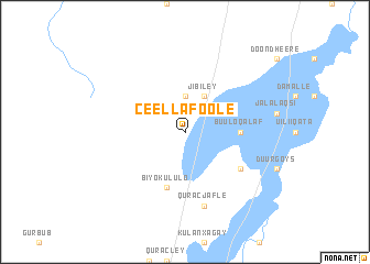 map of Ceel Lafoole