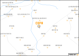 map of Cefa