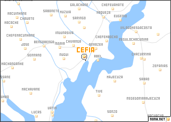 map of Cefia