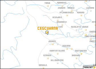 map of Cegcuwana