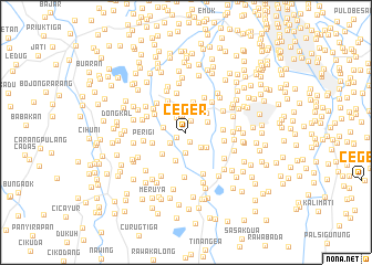 map of Ceger