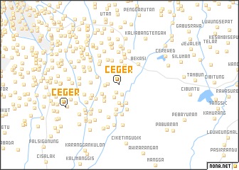 map of Ceger