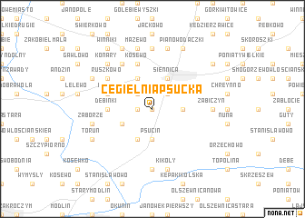 map of Cegielnia Psucka