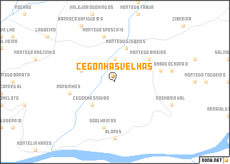 map of Cegonhas Velhas