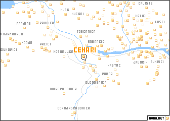 map of Čehari