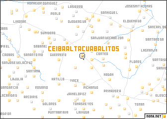 map of Ceiba Alta Cuabalitos