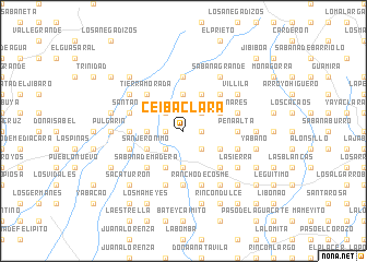 map of Ceiba Clara