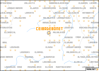map of Ceiba de Bonet