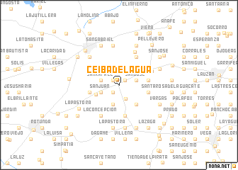 map of Ceiba del Agua