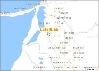 map of Ceibales