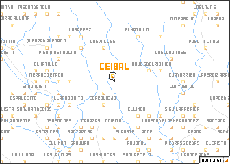 map of Ceibal