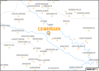 map of Ceiba Negra