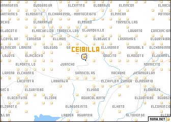 map of Ceibilla