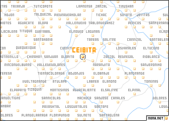 map of Ceibita