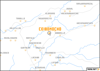 map of Ceibo Mocho
