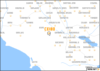 map of Ceibo