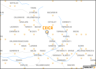 map of Ceica