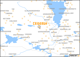 map of Céideadh