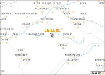 map of Ceillac