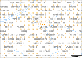 map of Ceira