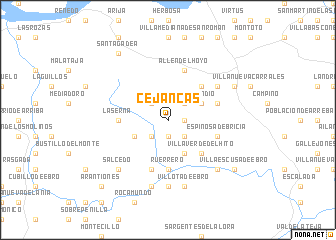 map of Cejancas