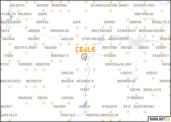 map of Cejle