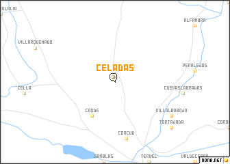 map of Celadas