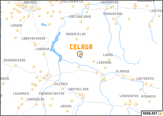 map of Celada