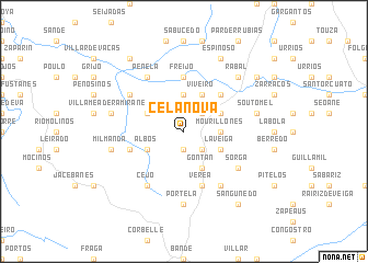 map of Celanova