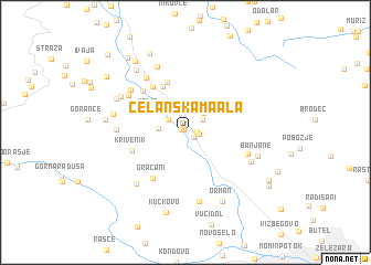 map of Čelanska Maala