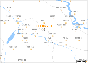 map of Ceļarāji