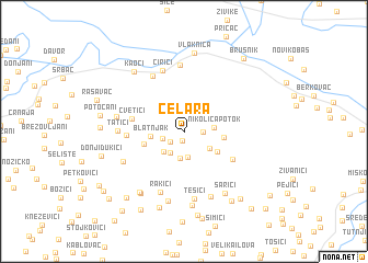 map of Čelara