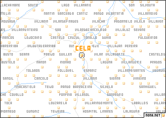 map of Cela