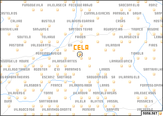 map of Cela