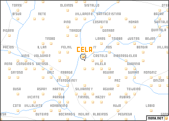 map of Cela