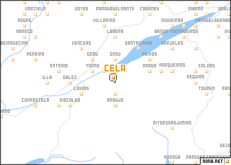 map of Cela