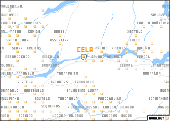 map of Cela