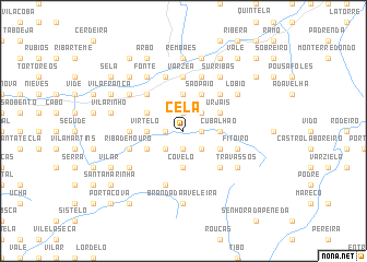 map of Cela