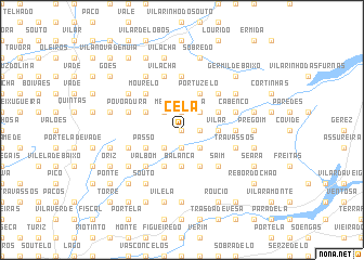 map of Cela